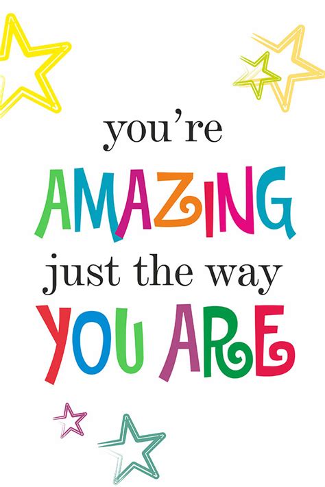 You're amazing Stretched Canvas 10321 by Wall Art Prints ...