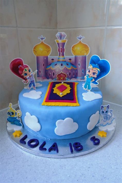 Shimmer and Shine Party Shimmer and Shine Magic Carpet Birthday Cake ...