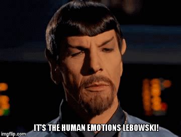 spock on emotions - Imgflip