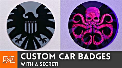 Custom Car Badges (WITH A SECRET) // How-To | Car badges, Custom cars ...