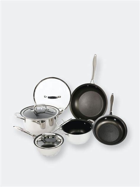 Wolfgang Puck Home Wolfgang Puck 9-Piece Stainless Steel Cookware Set ...