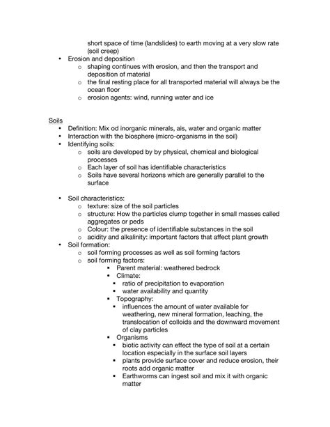 Biophysical Environment Notes | Geography - Year 11 HSC | Thinkswap