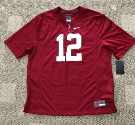 Nike Mens Andrew Luck Stanford Univ. Cardinal Jersey #12 Mens Size XL ...