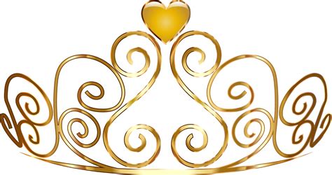 Gold Princess Crown Clipart Transparent Background Crown Png Png ...