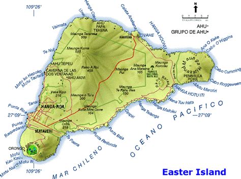 Easter Island Map - Free Printable Maps