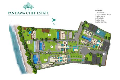 Pandawa Cliff Estate Floorplan - Elite Havens