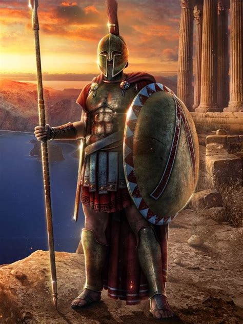 Spartan Warrior - King Agesilaus, upon being shown the huge defensive ...