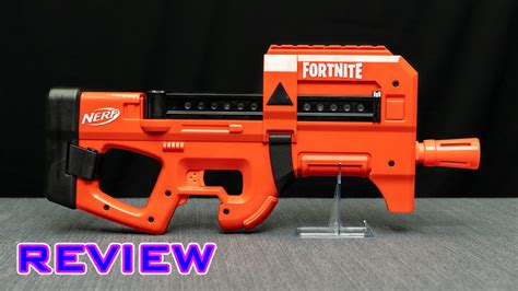 NERF Fortnite Compact SMG Motorized Blaster, Ultra Red Wrap Design, 8 ...