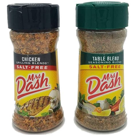 Mrs Dash Salt Free Seasoning Chicken and Table Blend Variety Pack (2.5 ...