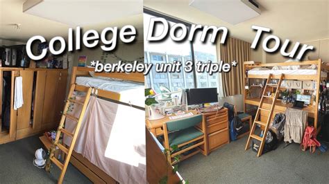 COLLEGE DORM TOUR *UC Berkeley Unit 3 Triple* - YouTube