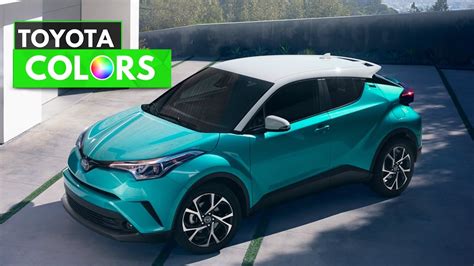 2018 Toyota CHR Colors - YouTube