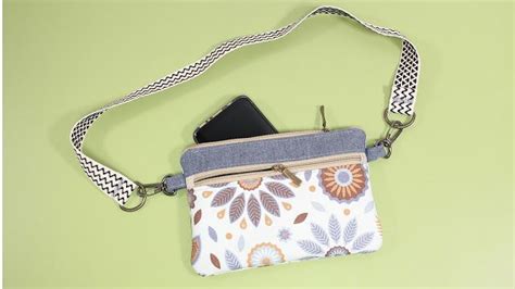 DIY BELT POUCH BAG [sewingtimes] | Handtas patroon naaien, Handtas ...