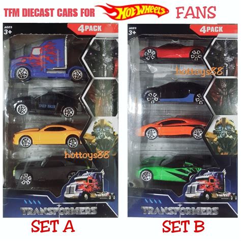 TRANSFORMERS ALLOY CAR SET 1/64 SCALE DIECAST TOY CARS TRUCK not HOT ...