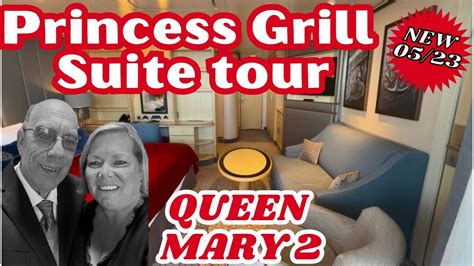 FULL TOUR QUEEN MARY 2, Princess Grill Suite, Cunard Ocean Liner - YouTube