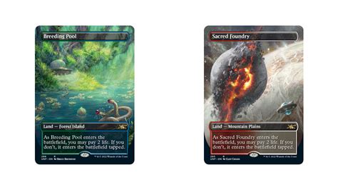 MTG Unfinity reveals space-themed Shock Lands