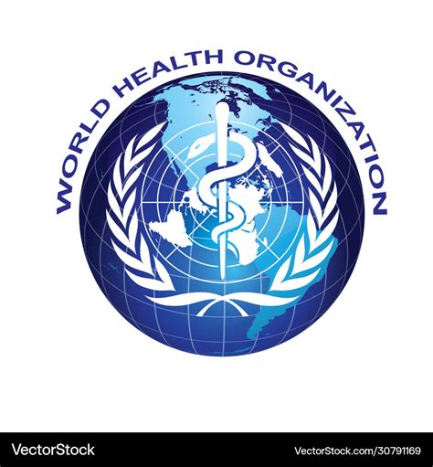 World health organization Royalty Free Vector Image