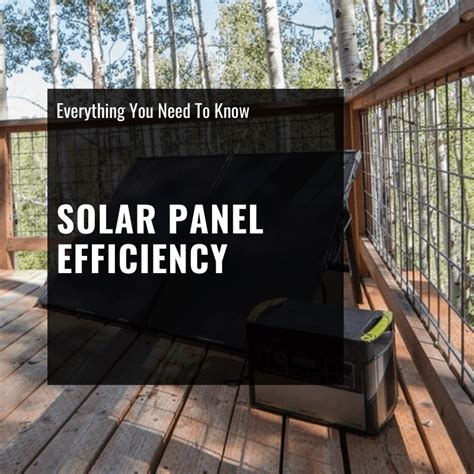 Solar Panel Efficiency - Everything You Should Know - ShopSolar.com