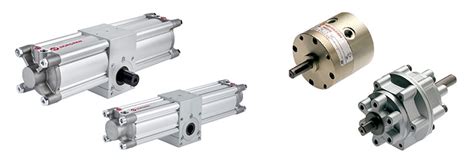 What are pneumatic rotary actuators?