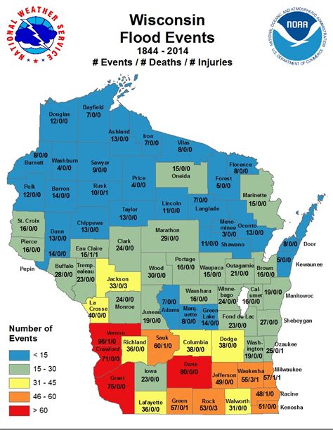 Wisconsin Tornado and Severe Weather Statistics