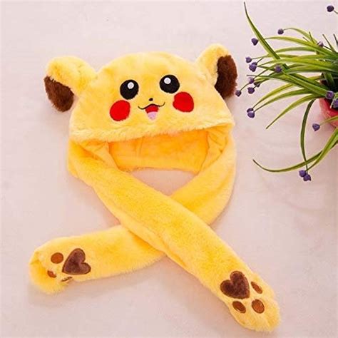 Winter Pikachu hat with interactive ears | Pikachu hat, Soft hats, Pikachu