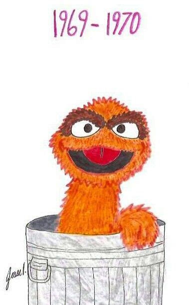 OSCAR THE GROUCH 1969 - 1970 | Muppets, Sesame street, Oscar the grouch