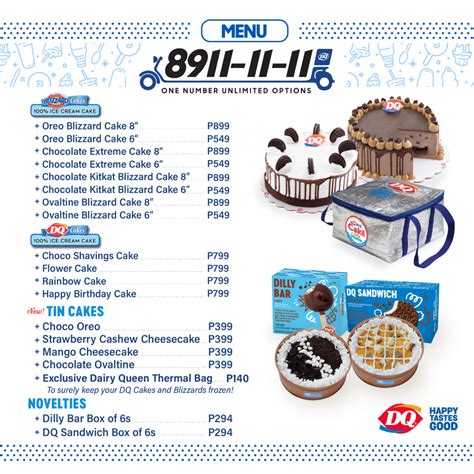 Dairy Queen®, Happy Taste Good | Delivery Menu