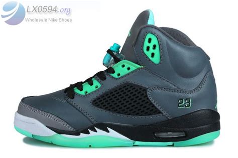 Air Jordan 5 Green Glow Mens Basketball Shoes -9818 - Wholesale Sneakers