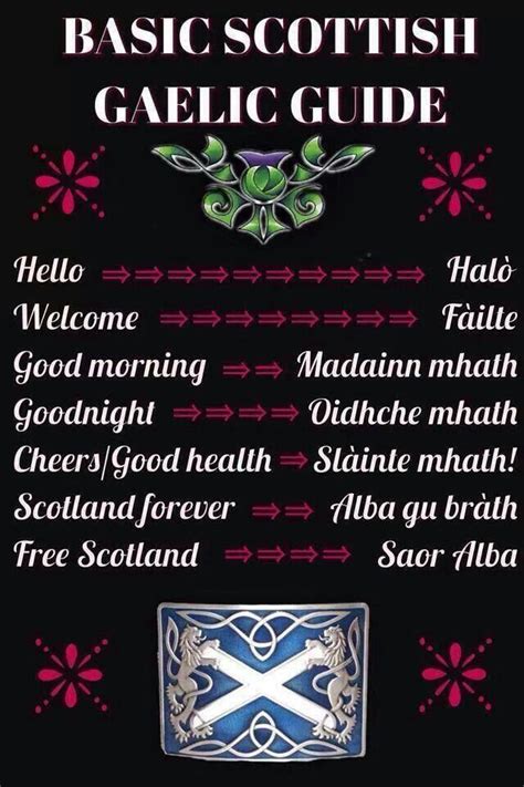 Scottish Gaelic | Scottish gaelic, Scottish quotes, Scottish