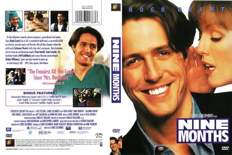 Full cover movie poster Nine Months starred Hugh Grant, Julianne Moore ...