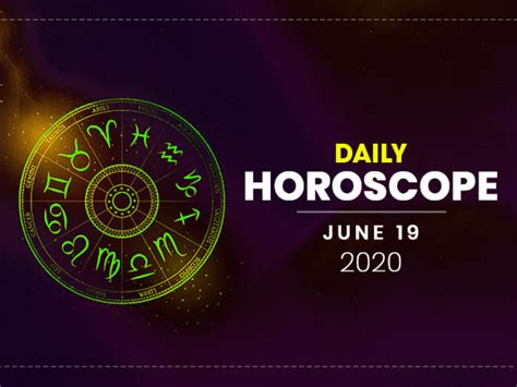 Daily Horoscope: 19 June 2020 - Boldsky.com