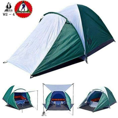 TENDA GUNUNG / HIKING KAP. 4-5 ORANG | Shopee Indonesia