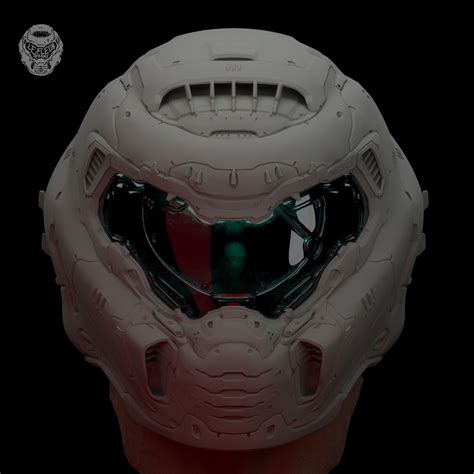 3D printable model DOOM ETERNAL SLAYER HELMET | CGTrader