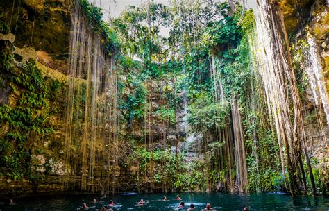 Cenote Ik Kil Yucatan Mexico - Ik Kil Cenote | Cenotes, Cenote mexico ...