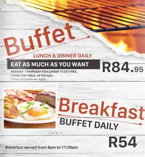 Menu at The House of Ribs, Festival Mall restaurant, Kempton Park, 150 ...