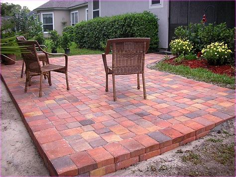 Photo of Brick Paver Patio Ideas Brick Patio Paver Designs Home Design ...