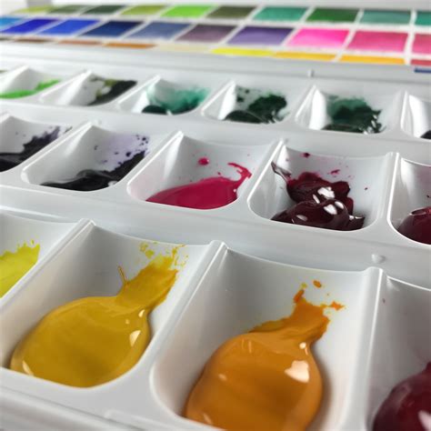 Setting up a watercolor palette | Sandy Allnock