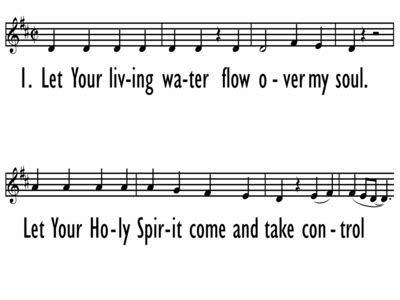 LET YOUR LIVING WATER FLOW - Lead Line | Digital Songs & Hymns