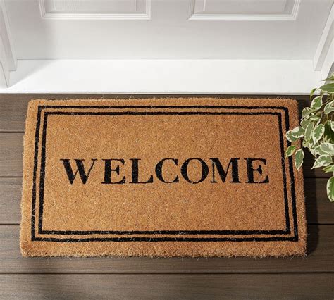 Classic Welcome Doormat in 2021 | Door mat, Welcome mat front door ...