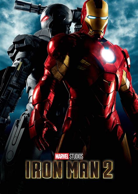 'Iron Man 2' Poster, picture, metal print, paint by Marvel | Displate