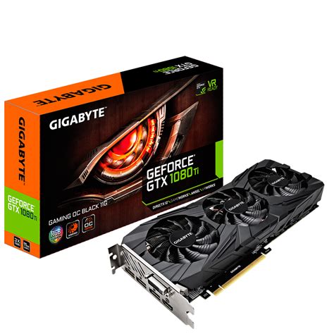 GeForce® GTX 1080 Ti Gaming OC BLACK 11G Key Features Graphics Card ...