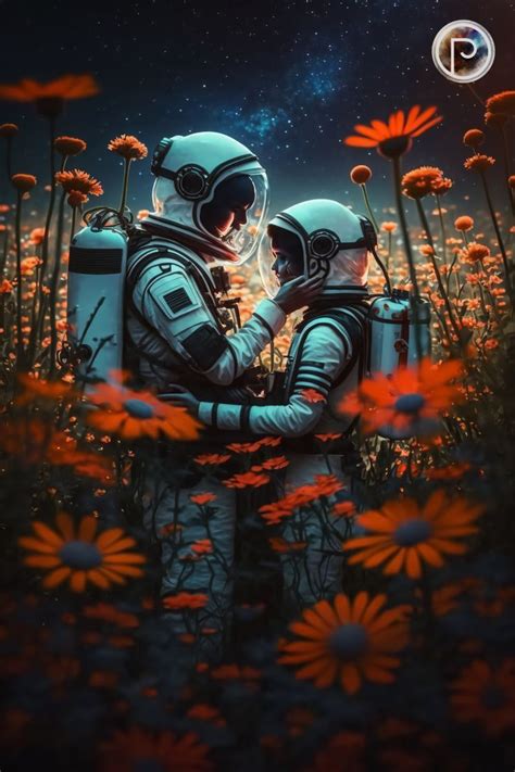 'Love in Deep Space' Poster by Pixaverse | Displate | Space art, Space ...