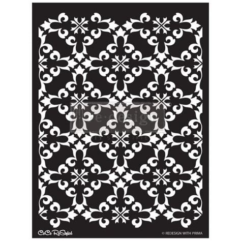 gothic trellis – stencil - Milk Paint