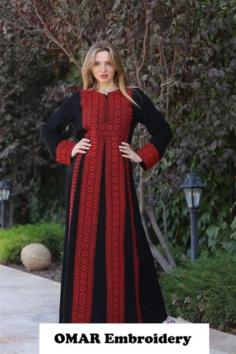 Embroidered Thobe Traditional Palestinian Dress – OMAREmbroidery