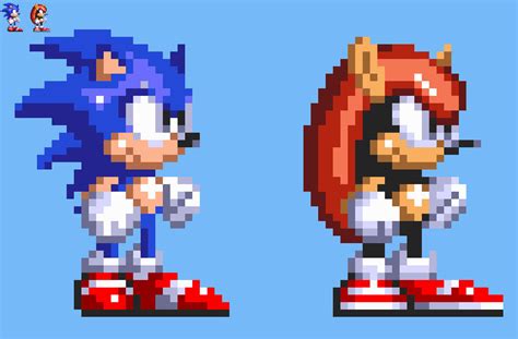 10x Sprites - Sonic 3 but Plus (Mighty) v2 by Abbysek on DeviantArt