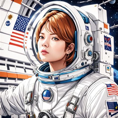 K-pop girl Yoo Jeongyeon from kpop group Twice in white colored ISRO ...