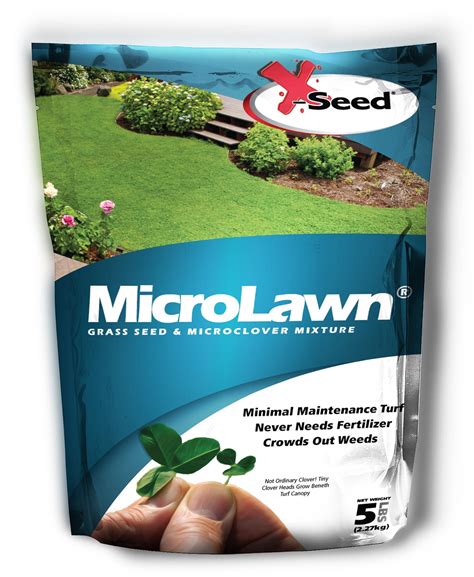 X-Seed 440AS0135UCT144 5 Lb MicroLawn® Grass Seed and Microclover ...