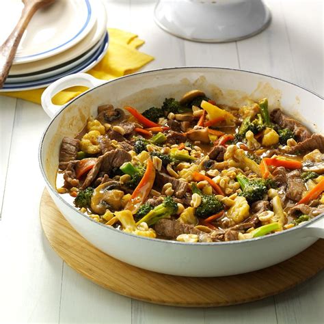 Thai Beef Stir-Fry Recipe | Taste of Home