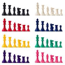 Colored Chess Pieces - New York, Chess Programs and Equipment | Tri ...