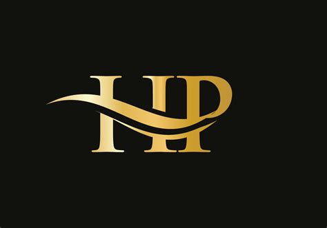 Elegant and stylish HP logo design for your company. HP letter logo. HP ...