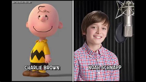 The Peanuts Movie ( Snoopy and Charlie Brown ) Characters And Voice ...